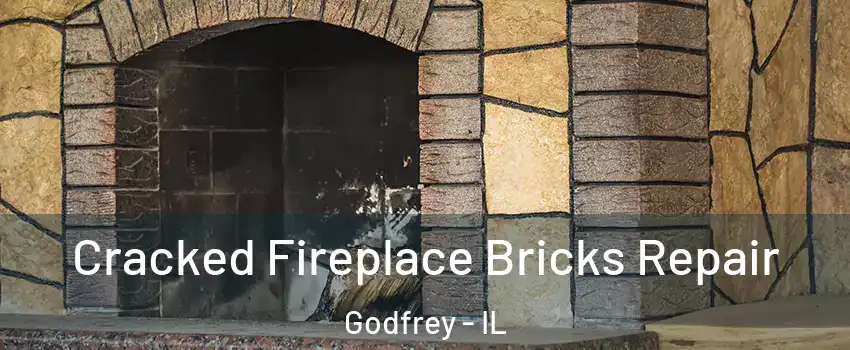  Cracked Fireplace Bricks Repair Godfrey - IL