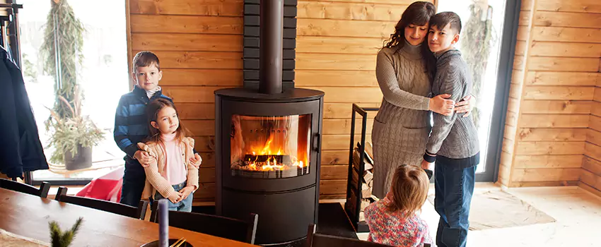 Morso Cast Iron Fireplace Insert Installation in Godfrey, Illinois