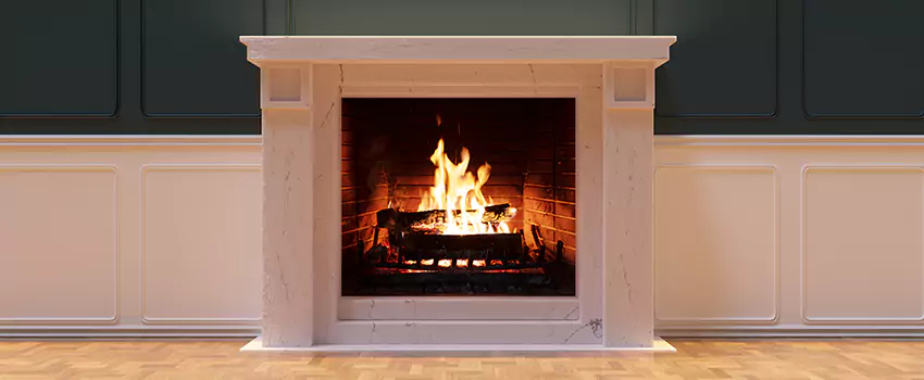 Open Flame Wood-Burning Fireplace Installation Services in Godfrey, Illinois