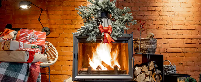 Travis Industries Linear Gas Fireplace Installation in Godfrey, Illinois
